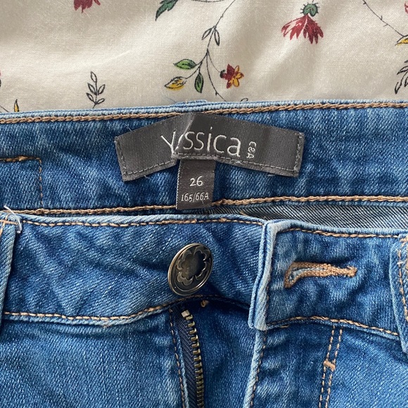 Distressed Flare Bottom Jeans - Picture 3 of 4